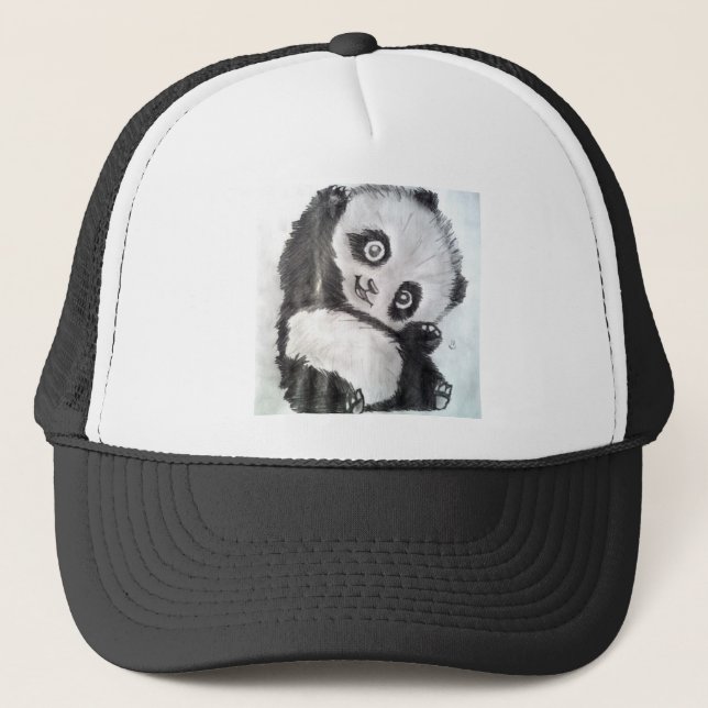 Panda Trucker Hat (Front)
