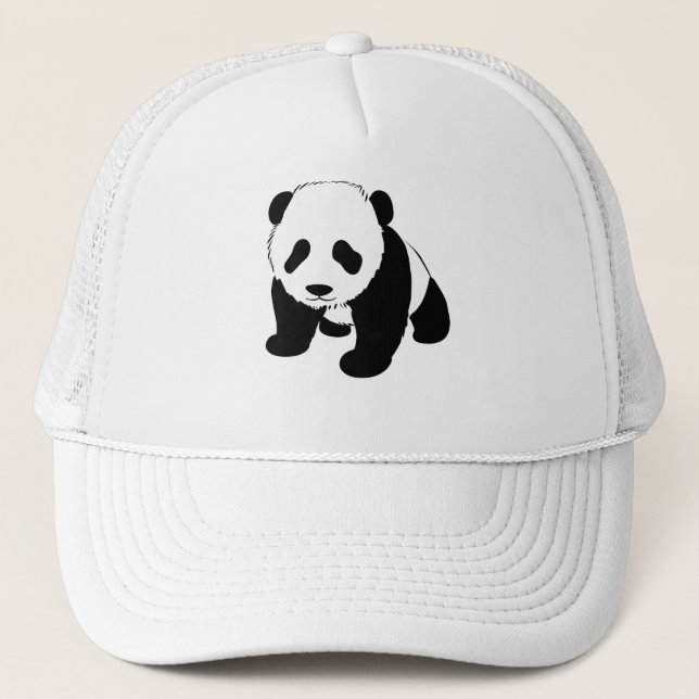 Panda Trucker Hat (Front)
