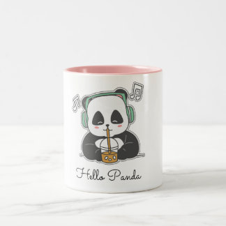 panda Two-Tone coffee mug