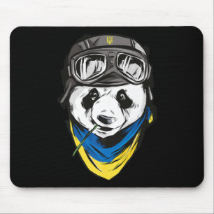 Panda Ukrainian flag ukraine ukrainian souvenir Mouse Mat