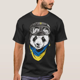 Panda Ukrainian flag ukraine  ukrainian souvenir   T-Shirt