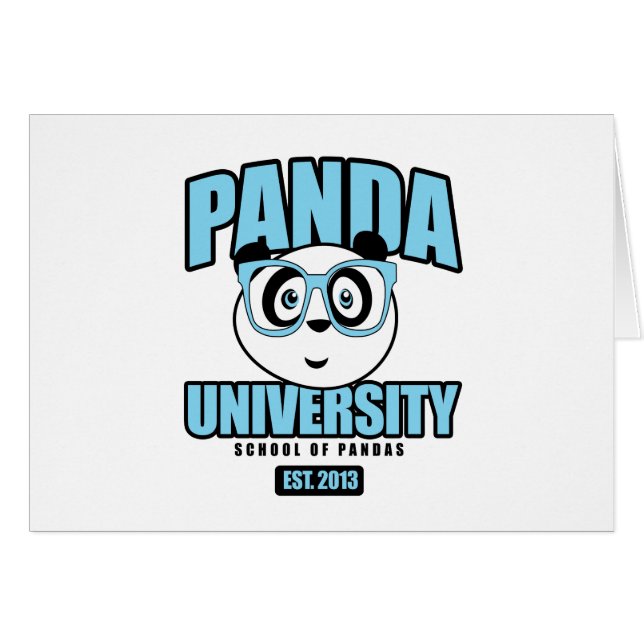 Panda University - Blue (Front Horizontal)