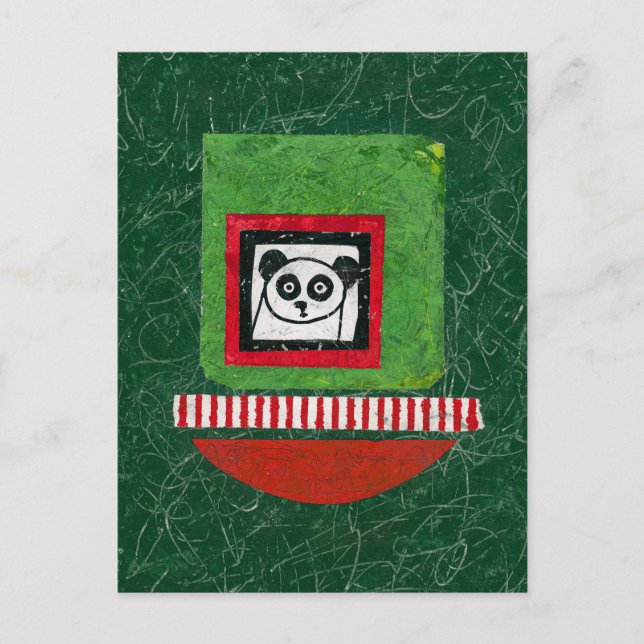 Panda Unprepared Postcard (Front)
