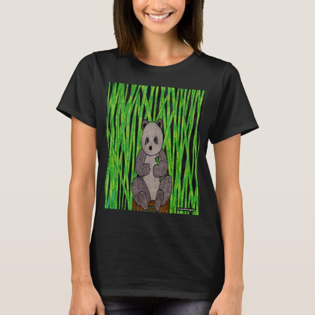 Panda (vivid) - Women's Basic T-Shirt (Front)