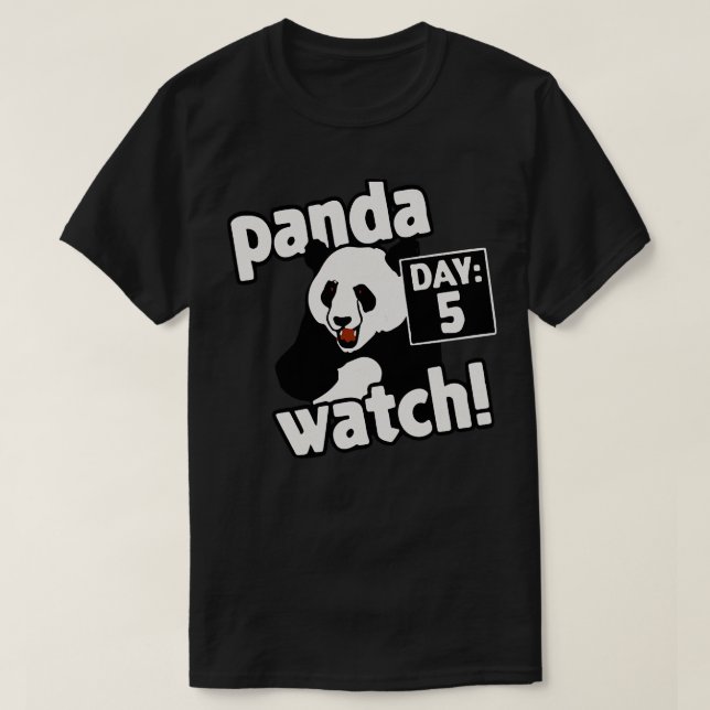 Panda Watch T-Shirt (Design Front)