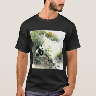 Panda (Watercolor)  T-Shirt