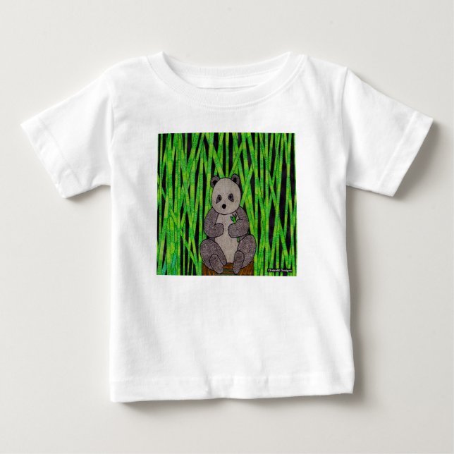 Panda (white) - Baby T-Shirt (Front)