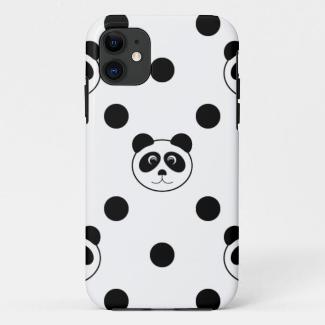 panda white Case-Mate iPhone case (Back)