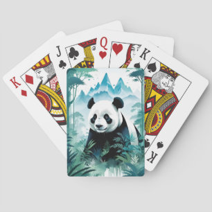 Panda Wildlife Animal Nature Environment Forest Playing Cards