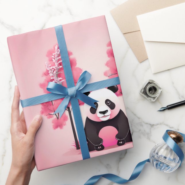 Panda Wildlife & Nature  Wrapping Paper (Gifting)