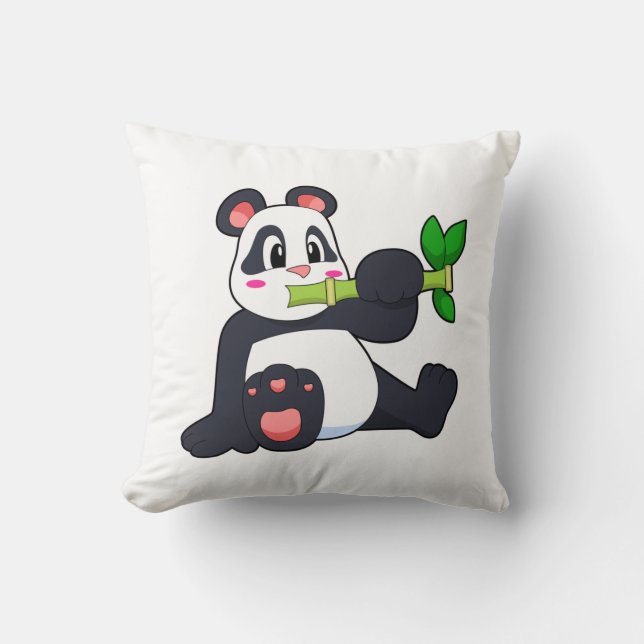 Panda with Bamboo Cushion (Front)