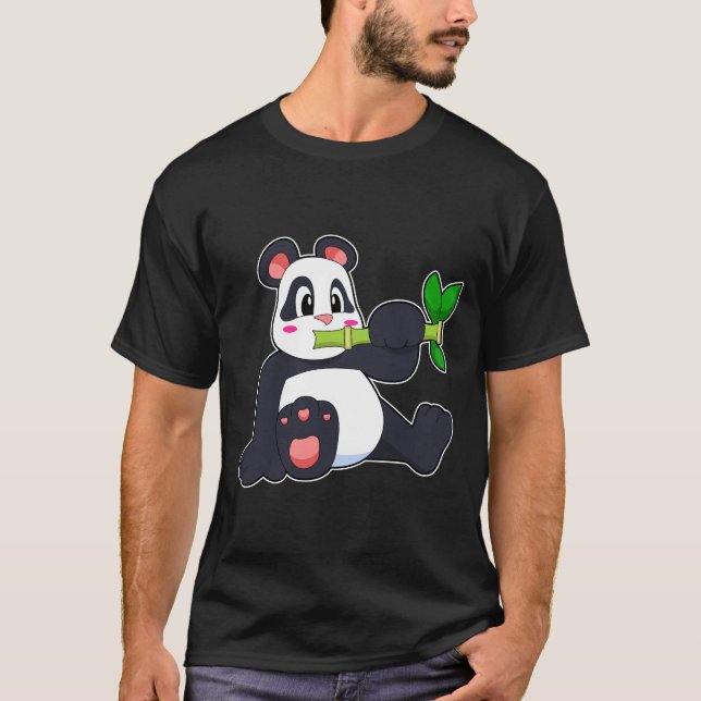 Panda with Bamboo T-Shirt (Front)