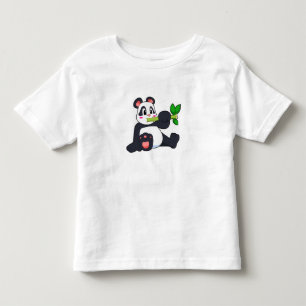 Panda with Bamboo Toddler T-Shirt