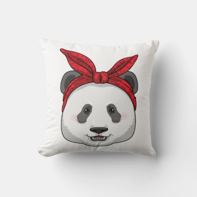 Panda with Bandana Cushion (Front)