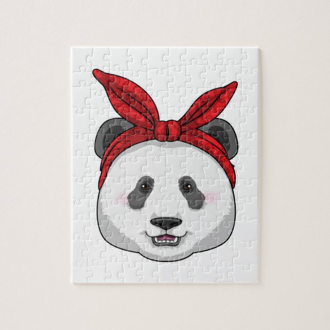 Panda with Bandana Jigsaw Puzzle (Vertical)