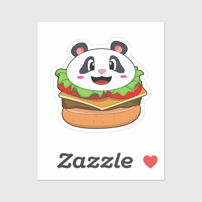Panda with Burger (Sheet)