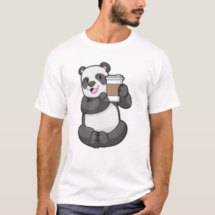 Panda with Coffee to go T-Shirt