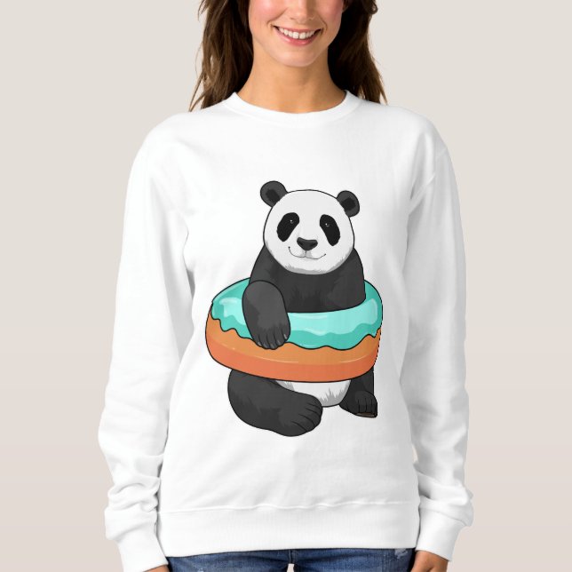 Panda with Donut Sweatshirt (Front)
