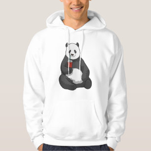Panda with Drink Hoodie