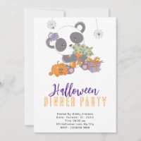 Panda with Eyeball Bouquet Halloween Dinner Party
