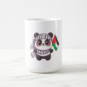 Panda with Peace in Palestine Coffee Mug