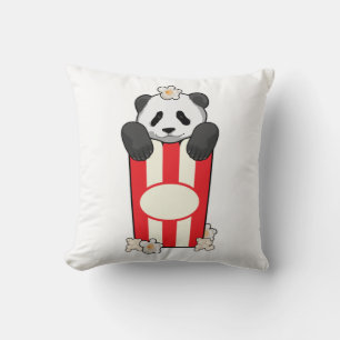 Panda with Popcorn Cushion