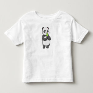 Panda with Popsicle Toddler T-Shirt