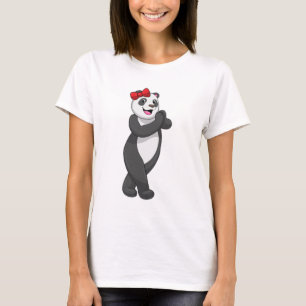 Panda with Ribbon T-Shirt