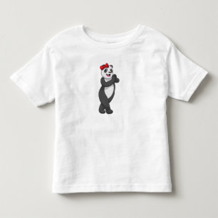 Panda with Ribbon Toddler T-Shirt