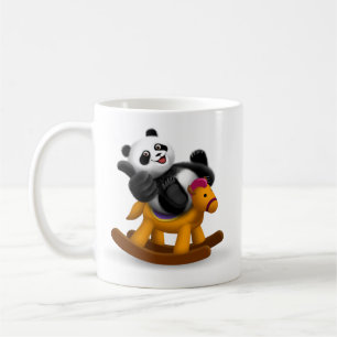 Panda with Rocking Horse Mug