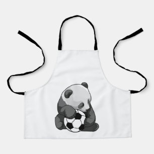 Panda with Soccer ball Apron