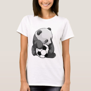 Panda with Soccer ball T-Shirt