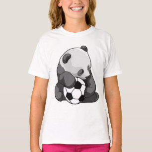 Panda with Soccer ball T-Shirt