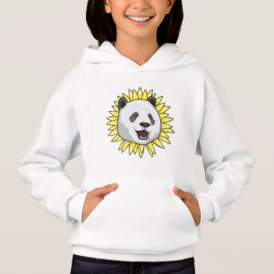Panda with Sunflower