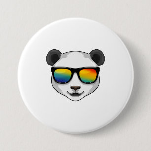 Panda with Sunglasses 7.5 Cm Round Badge