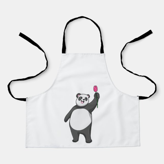 Panda with Tulip Apron (Front)