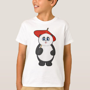 Panda with Umbrella T-Shirt