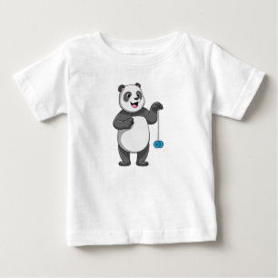 Panda with Yo-yo Baby T-Shirt