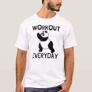 Panda Workout Gym T-Shirt