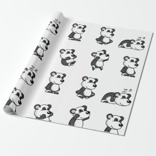 panda wrapping paper