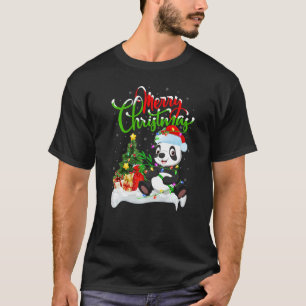 Panda Xmas Decorations Santa Panda Christmas T-Shirt