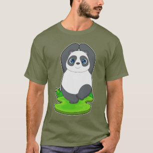 Panda Yoga Fitness Gymnastics T-Shirt