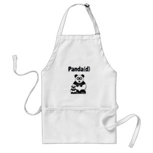 Pandad Panda Dad Funny Father's Day Gift Ideas Standard Apron
