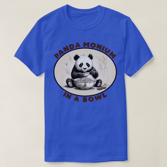 PandaMonium in a Bowl 2 T-Shirt (Design Front)