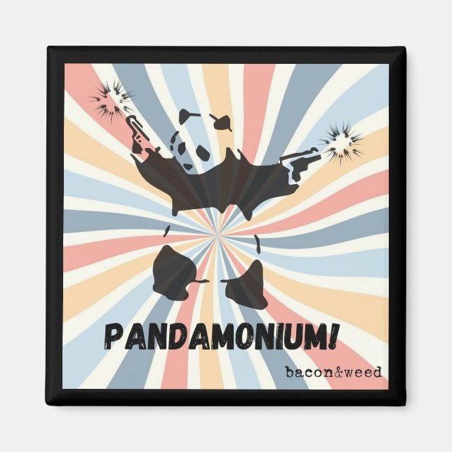 Pandamonium! - MB001 Magnet (Front)