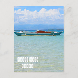 Pandan Beach in Mindoro Philippines Postcard