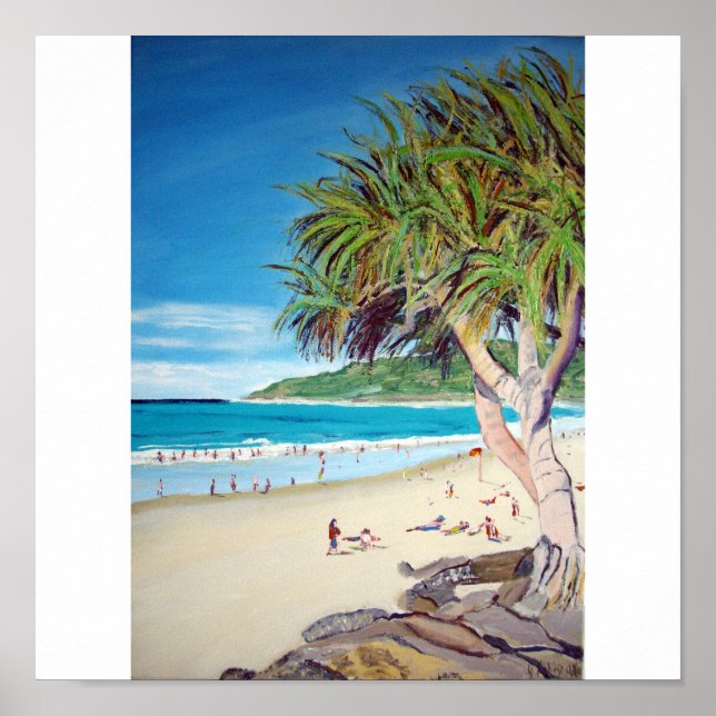 Pandanas Beach Poster (Front)