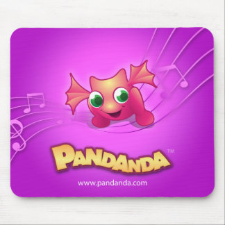 Pandanda Pink Dragon Mousepad