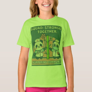 Pandanurse Squad Stronger Together Team Nursing Te T-Shirt