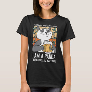 Pandas Are Awesome I'm A Panda Wild Panda Bamboo T-Shirt
